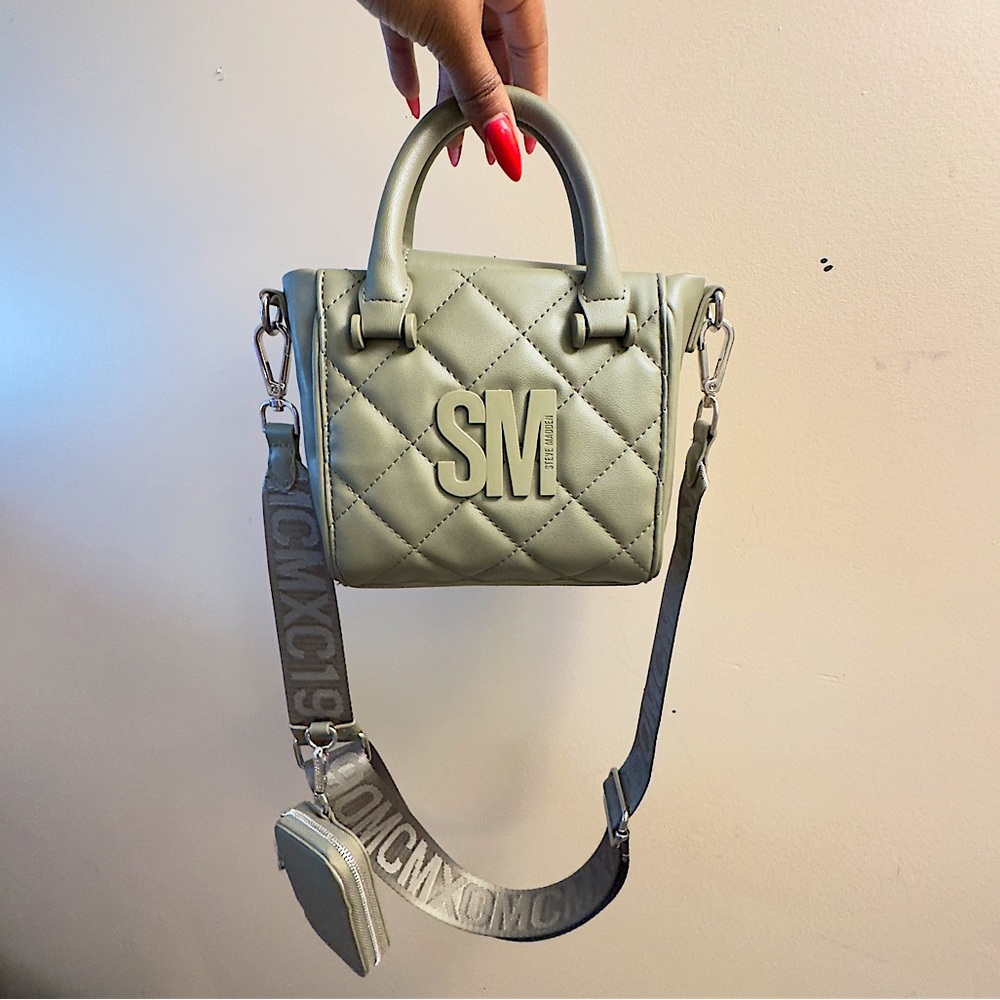 Steve Madden BBabi Convertible Crossbody Bag - Purse (Olive)